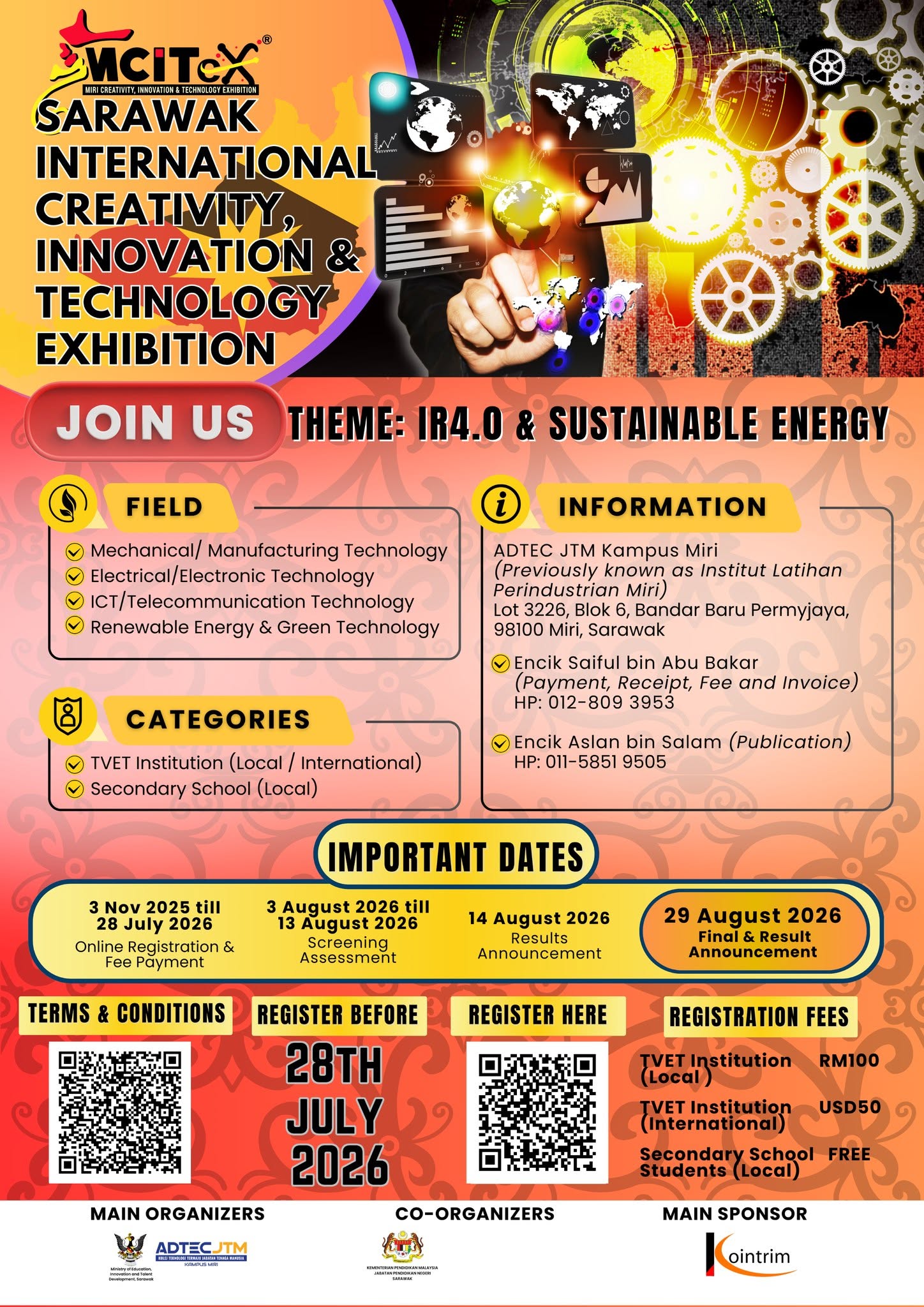MCITEx Sarawak Event Poster